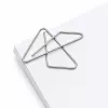 Clipes metálicos em forma de borboleta LEAN para documentos de escritório, 64 mm, 12 unidades