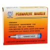 LEAN Marcador permanente resistente à água ponta preta 1 unid.