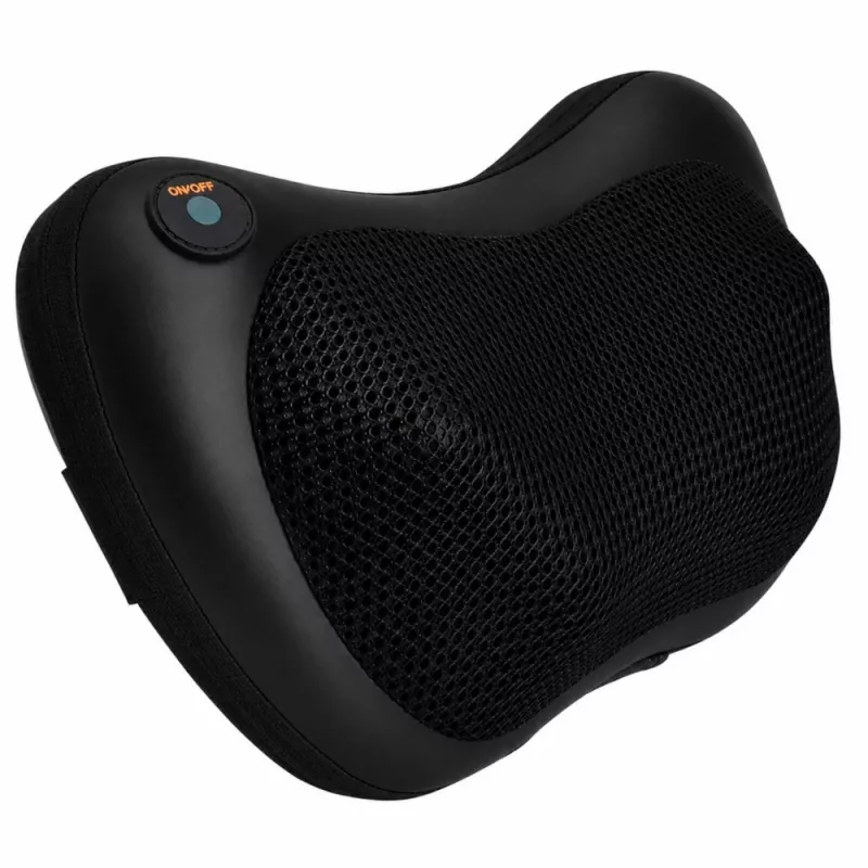 Almofada de massagem Shiatsu LEAN para costas e pescoço com aquecimento Preto