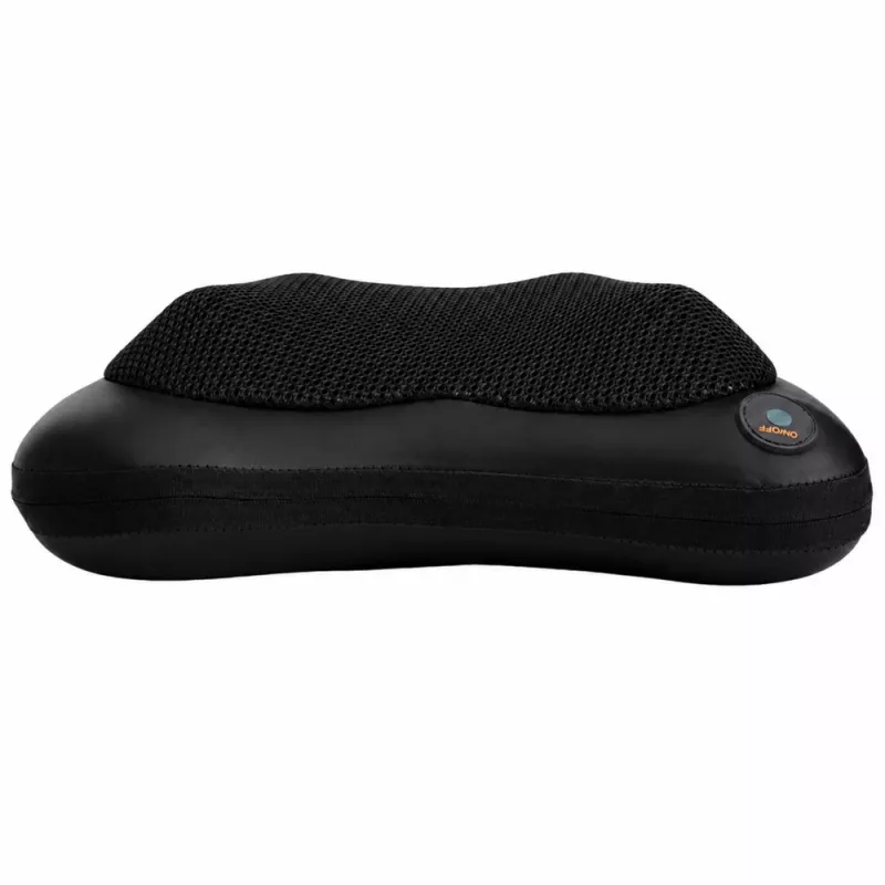 Almofada de massagem Shiatsu LEAN para costas e pescoço com aquecimento Preto