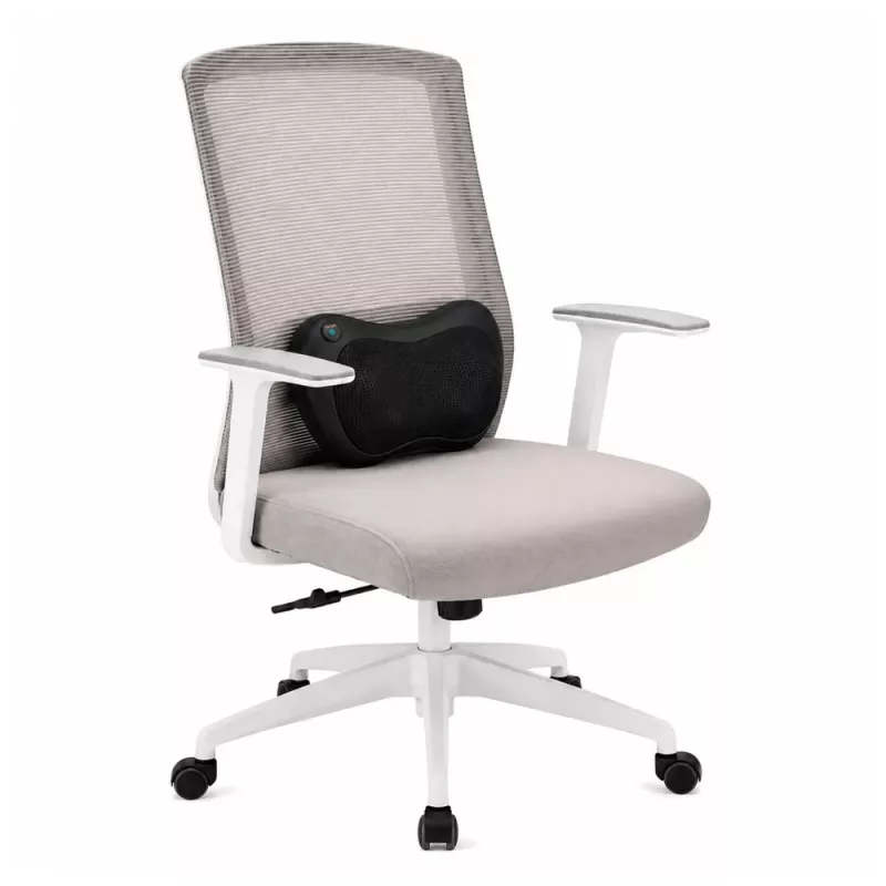 Almofada de massagem Shiatsu LEAN para costas e pescoço com aquecimento Preto