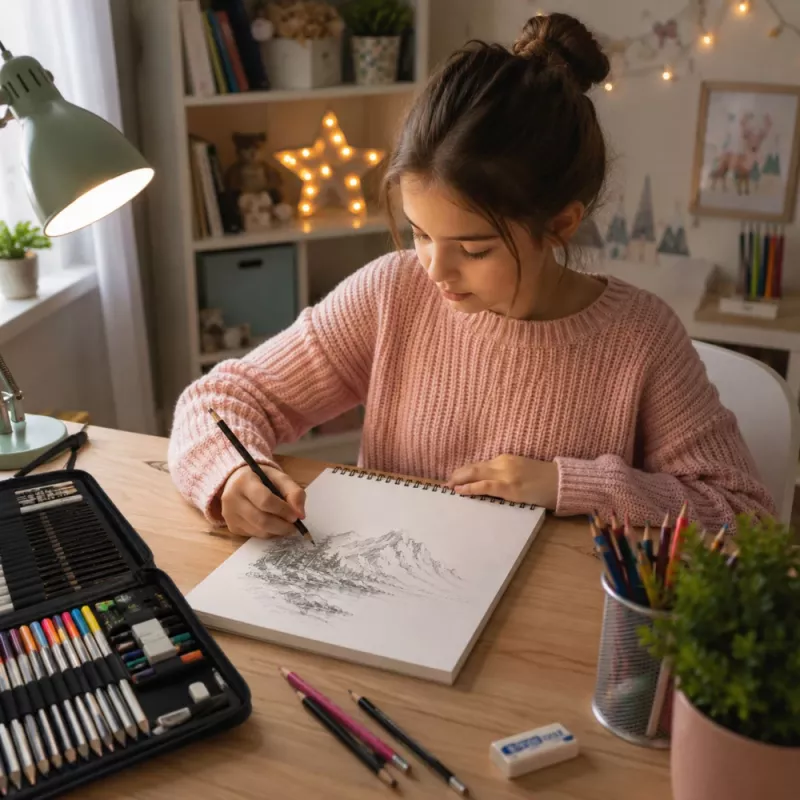 LEAN Bloco de desenho com encadernação em espiral A4 160 g/m² 60 folhas