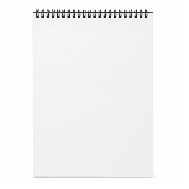 LEAN Bloco de desenho com encadernação em espiral A4 160 g/m² 60 folhas