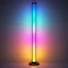Candeeiros de chão inteligentes LEAN Luzes LED RGB coloridas Controlo remoto App 125cm 2 unid.