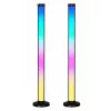 Candeeiros de chão inteligentes LEAN Luzes LED RGB coloridas Controlo remoto App 125cm 2 unid.