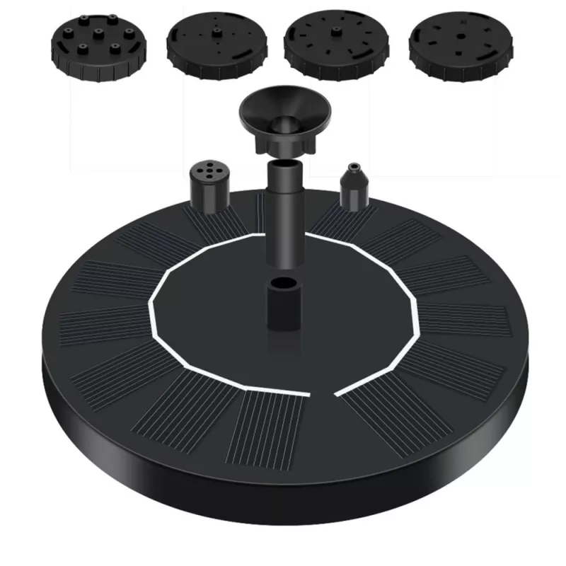 Fonte de jardim solar LEAN para lagos, 4 bicos, 180 L/h
