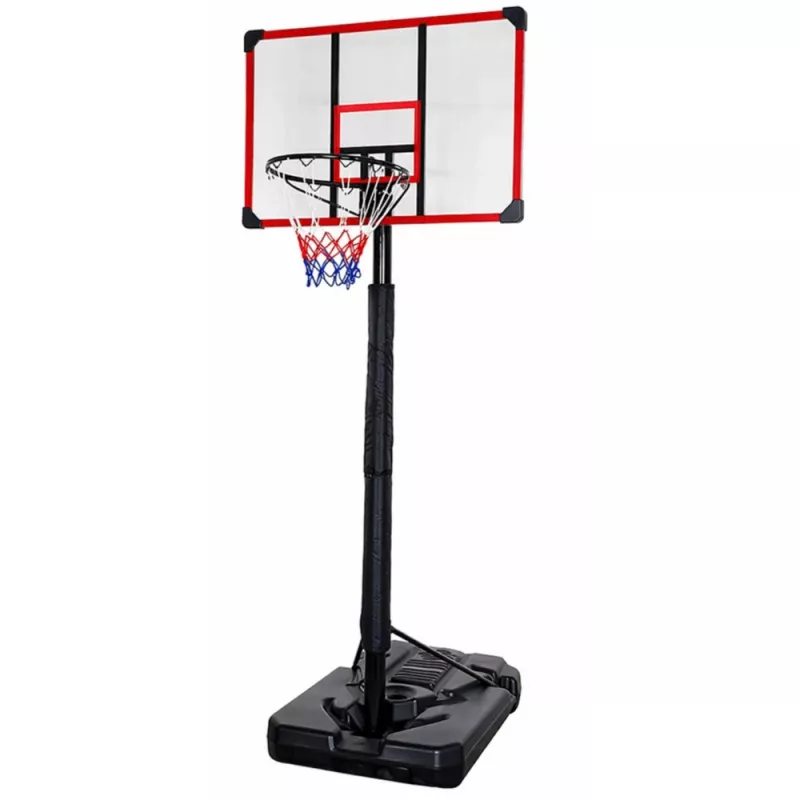 Cesto de basquetebol LEAN SPORT com suporte móvel ajustável 200-305cm