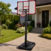 Cesto de basquetebol LEAN SPORT com suporte móvel ajustável 200-305cm