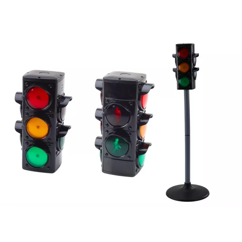 LEAN TOYS 20644 Semáforo de brincar com efeitos de luz e som