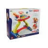 LEAN TOYS Carrinho de Bebé Interativo 3 em 1 com Volante, Som, Melodias e Motivos de Animais