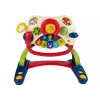 LEAN TOYS Carrinho de Bebé Interativo 3 em 1 com Volante, Som, Melodias e Motivos de Animais