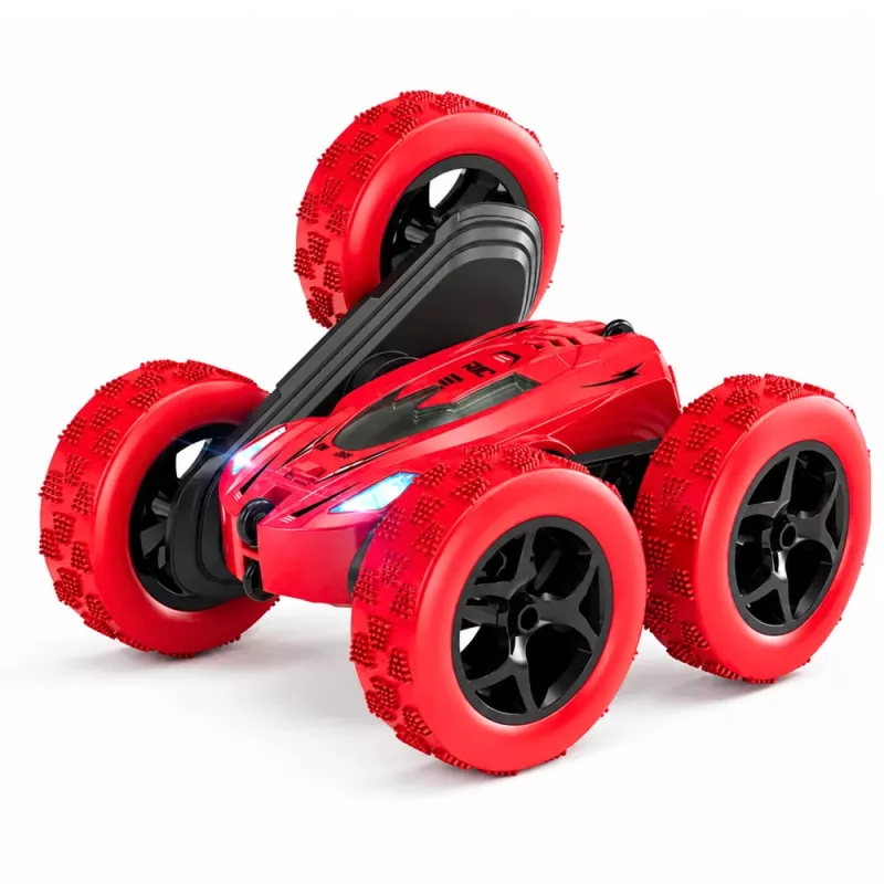 LEAN TOYS Carro de acrobacias RC com controlo por gestos 360° vermelho