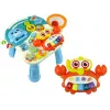 LEAN TOYS 4 em 1 carrinho de passeio andador triciclo bicicleta para bebés azul