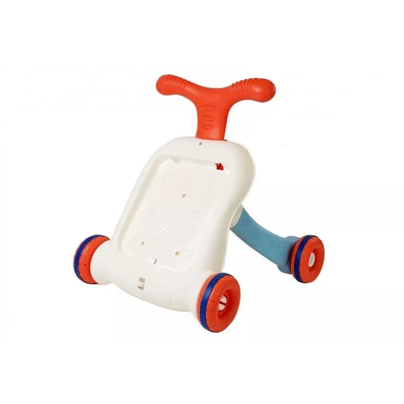 LEAN TOYS 7589 andador interativo com painel de mesa, andador 2 em 1 para bebé com luzes, sons e painel de aprendizagem