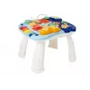 LEAN TOYS 7589 andador interativo com painel de mesa, andador 2 em 1 para bebé com luzes, sons e painel de aprendizagem
