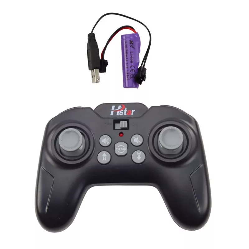 LEAN TOYS Escavadora rastos RC de 9 canais 2,4 GHz com sons e luzes LED, escala 1:14