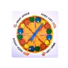 LEAN TOYS Active Family Jogo de perícia Pizza Mat Randomizer