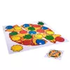 LEAN TOYS Active Family Jogo de perícia Pizza Mat Randomizer