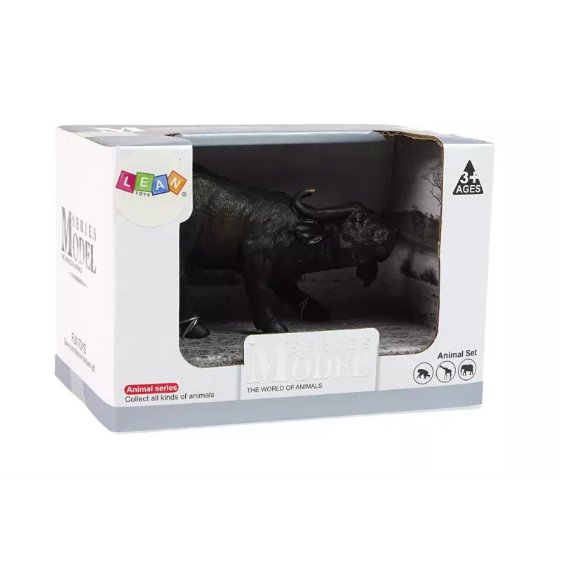 LEAN TOYS Figura de Coleção Búfalo Africano Animais do Mundo
