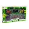 LEAN TOYS Conjunto de Figuras de Animais Selvagens Africanos Urso Tigre