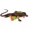 LEAN TOYS Agama Lizard Webbed Figura de borracha esticável realista 13 cm