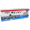 LEAN TOYS Porta-aviões com jatos 5 unid. som e luz
