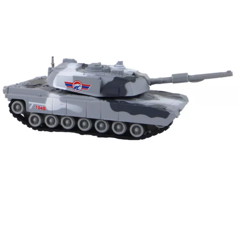 Carro de combate de alumínio com propulsão por fricção LEAN TOYS, várias cores