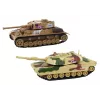 Carro de combate de alumínio com propulsão por fricção LEAN TOYS, várias cores