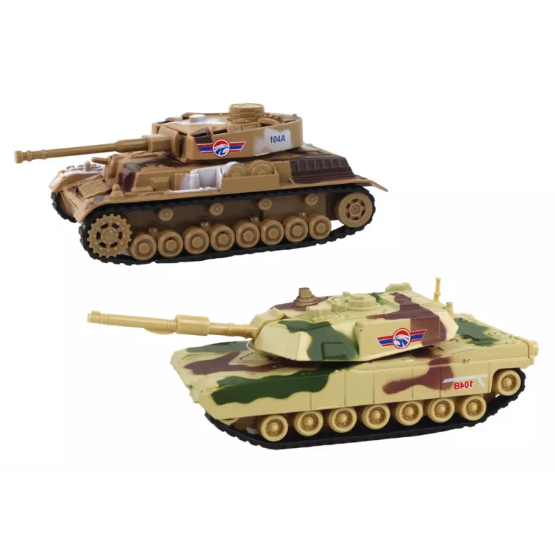 Carro de combate de alumínio com propulsão por fricção LEAN TOYS, várias cores