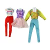 LEAN TOYS Boneca Anlily Criança 4 Acessórios de Esqui Desportivos