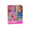 LEAN TOYS Conjunto de boneca Anlily roupa acessórios extras