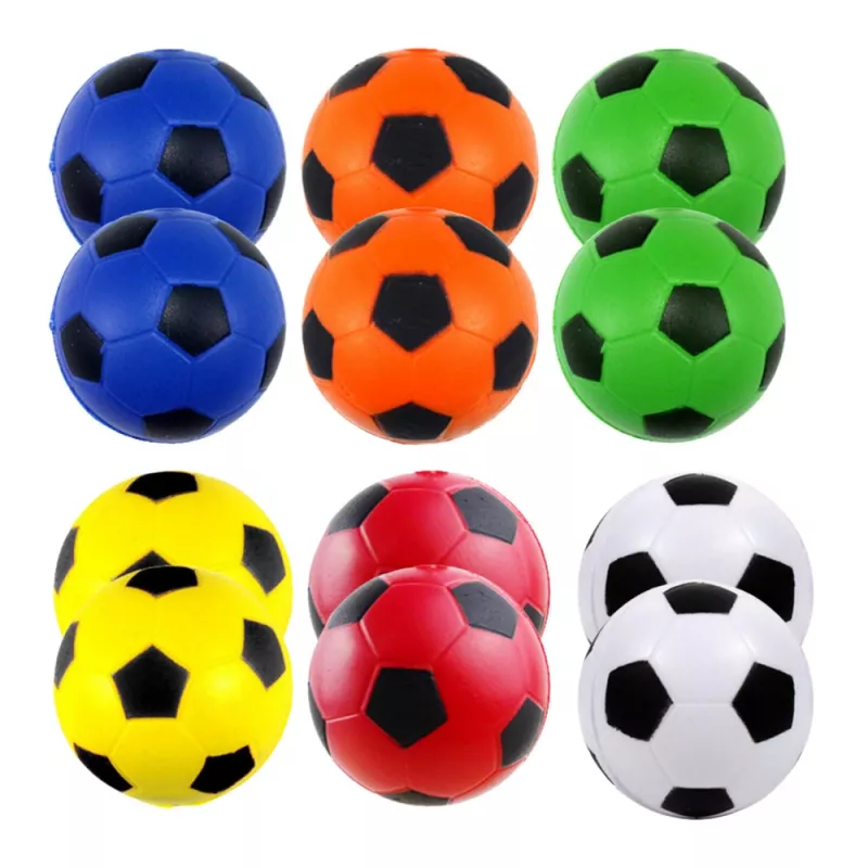 LEAN TOYS Bolas Anti-Stress Saltitantes Conjunto de 12 Coloridas 6,5cm