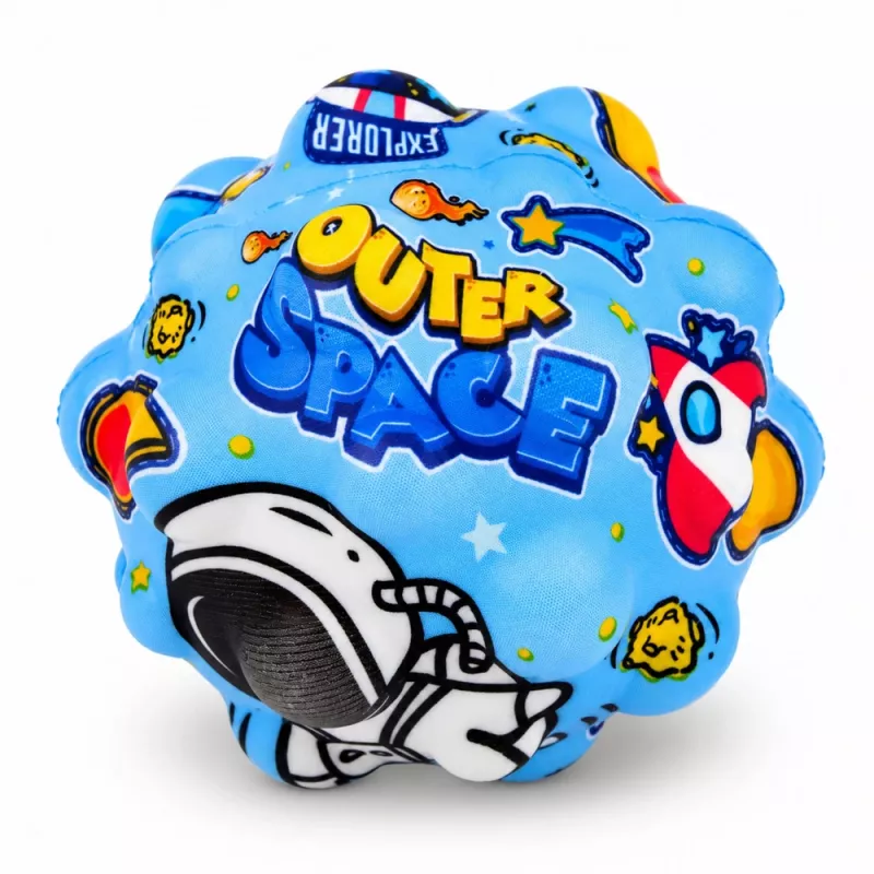 LEAN TOYS Bola de espuma anti-stress com saliências para saltar Cosmos 7 cm