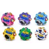 LEAN TOYS Bola de espuma anti-stress com saliências para saltar Cosmos 7 cm