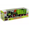 LEAN TOYS Trator de montagem com atrelado aberto 43 cm