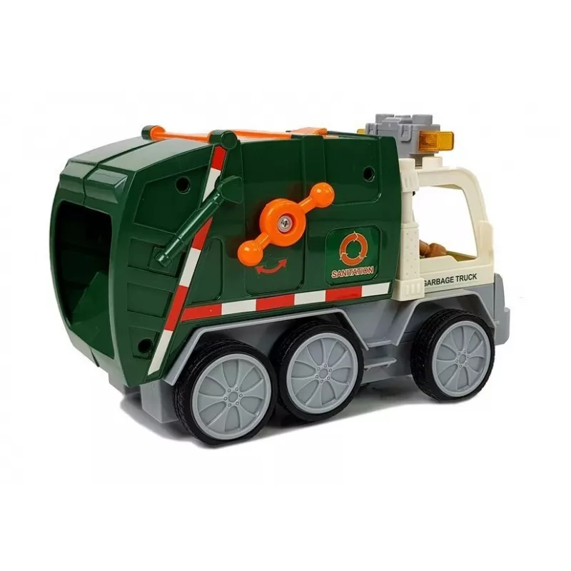 LEAN TOYS Carro Camião do lixo telecomandado R/C
