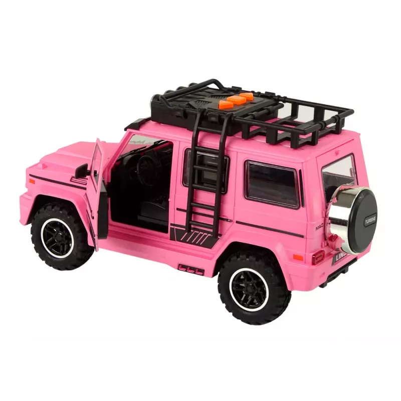 LEAN TOYS Carro Todo-o-Terreno Rosa V12 Turbina