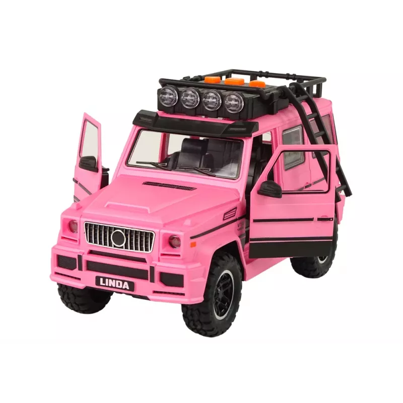 LEAN TOYS Carro Todo-o-Terreno Rosa V12 Turbina