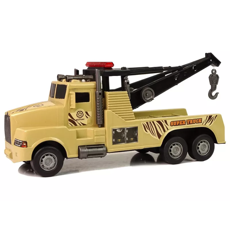 LEAN TOYS Carro reboque assistência na estrada 1:10 corda castanho