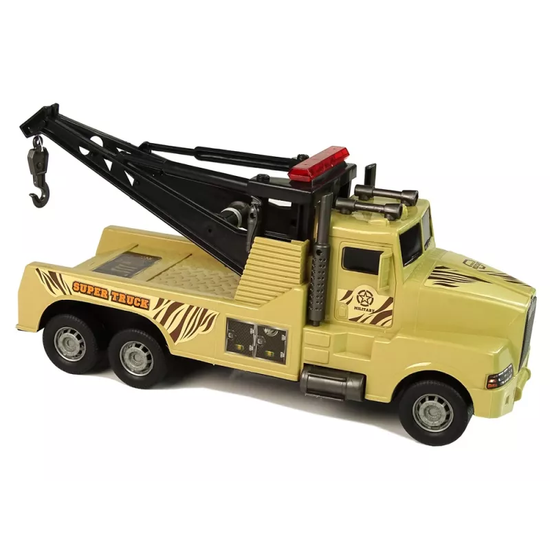 LEAN TOYS Carro reboque assistência na estrada 1:10 corda castanho