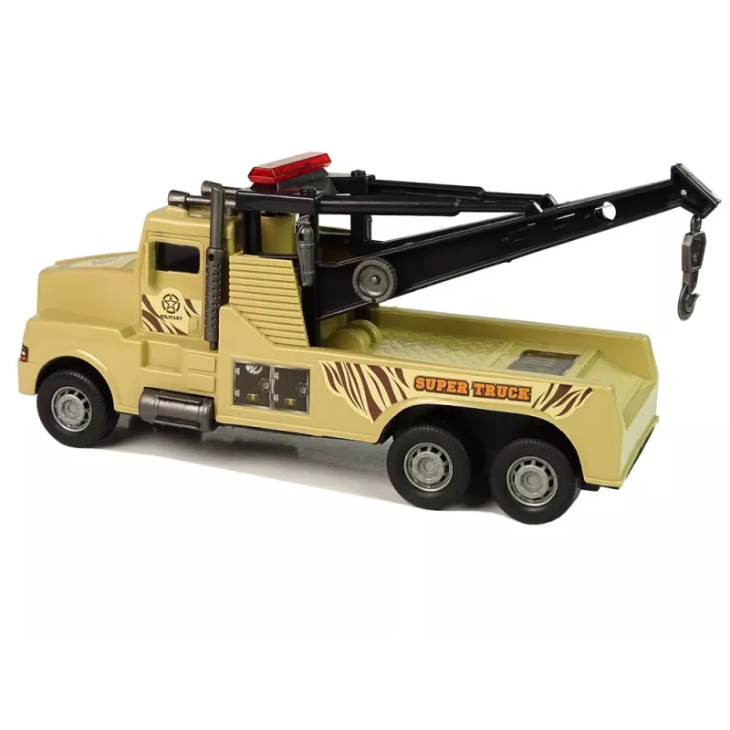 LEAN TOYS Carro reboque assistência na estrada 1:10 corda castanho