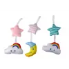 LEAN TOYS Móbil de berço Sky som rosa