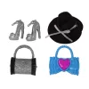 LEAN TOYS Boneca bebé Emily com acessórios e vestidos removíveis