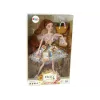 LEAN TOYS Boneca bebé Emily outono cabelo ruivo com flores
