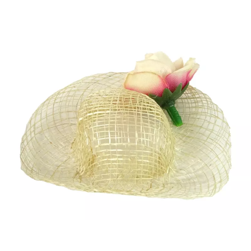 LEAN TOYS Boneca bebé Emily outono com cabelo ruivo e chapéu