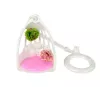 LEAN TOYS Boneca bebé Emily baloiço com flores