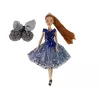 LEAN TOYS Boneca bebé Emily baloiço com flores