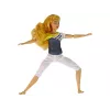 LEAN TOYS Boneca bebé tapete de yoga cabelo loiro comprido