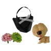 LEAN TOYS Boneca bebé Emily com mala de cão e flores