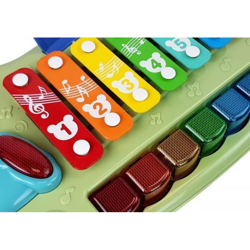 Volante interativo para bebé LEAN TOYS com piano, sons de animais e telefone